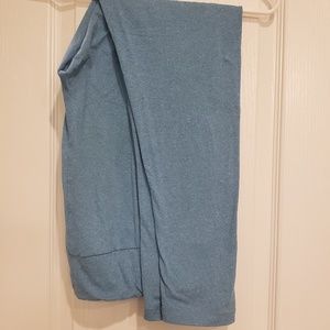 Heathered light blue LLR leggings